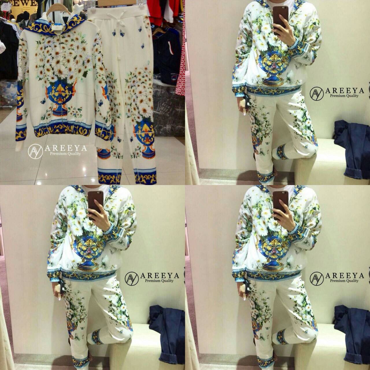 เซตเสื้อกางเกงแนวสปอร์ตเกิร์ล งานป้ายareeya