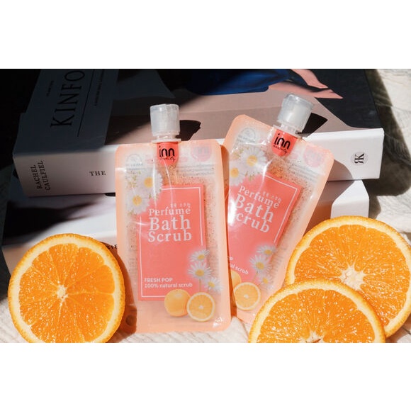 (6ซอง/กล่อง) Inn Beauty Perfume Bath Scrub อินน์ บิวตี้ เพอร์ฟูม บาธ สครับ 50 มิลลิลิตร