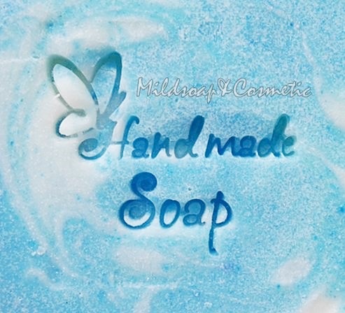 HANDMADE BUTTERFLY SOAP STAMP 4.2 X 4.2 CM.