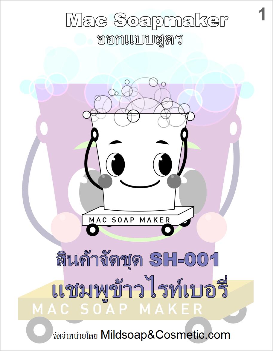 ชุดแชมพูข้าวไรท์เบอรี่ ชุดเล็ก 1700 มล.