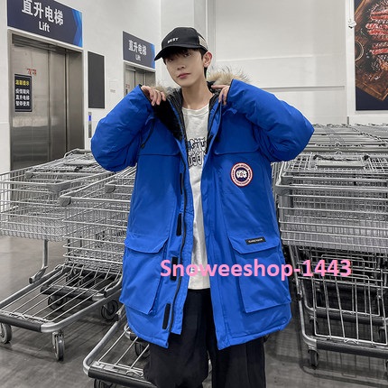 เสื้อกันหนาวแคนาดากูสตัวยาวทรงโอเวอร์ไซสวยพรีเมี่ยมฟังก์ชันครบใส่ติดลบ 40 ได้ ใส่ได้ทั้งผู้ชายและผู้หญิงมี 8 สี ไซเยอะใหญ่สุดอก 52 นิ้ว