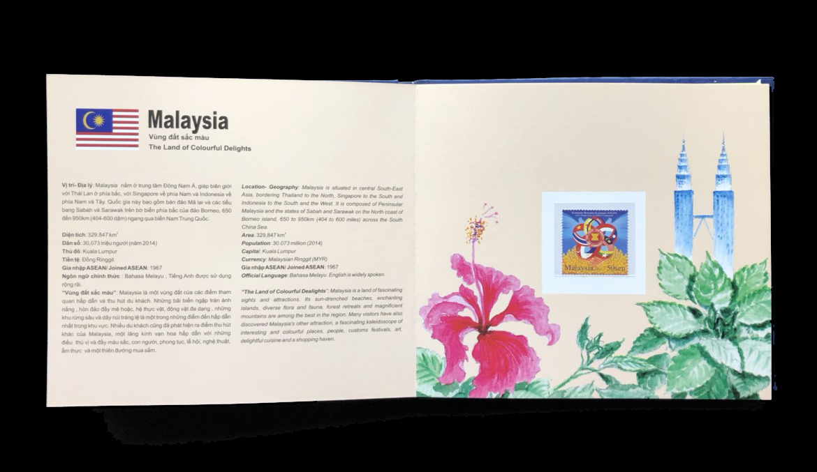 แพ็คแสตมป์อาเซียน 10 ประเทศ