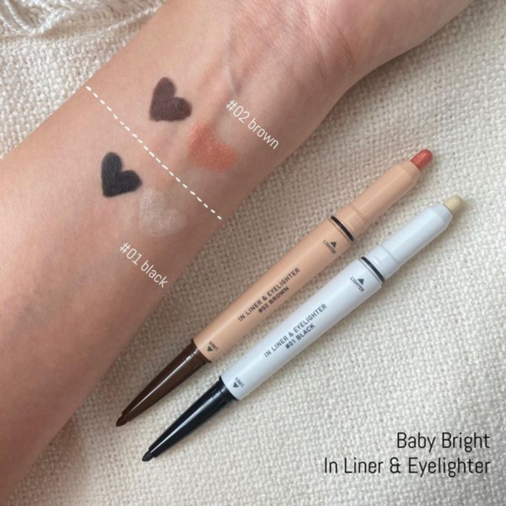 Baby Bright In Liner & Eyelighter 0.2g+0.5g อินไลน์เนอร์แอนด์อายไลท์เตอร์ เบบี้ไบร์ท