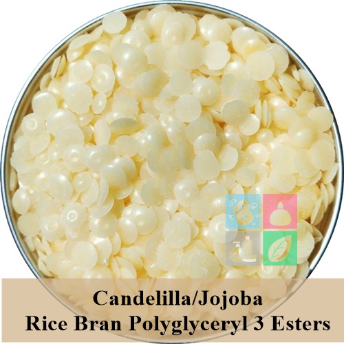 Candelilla/Jojoba/Rice Bran Polyglyceryl 3 Esters **Transester wax**
