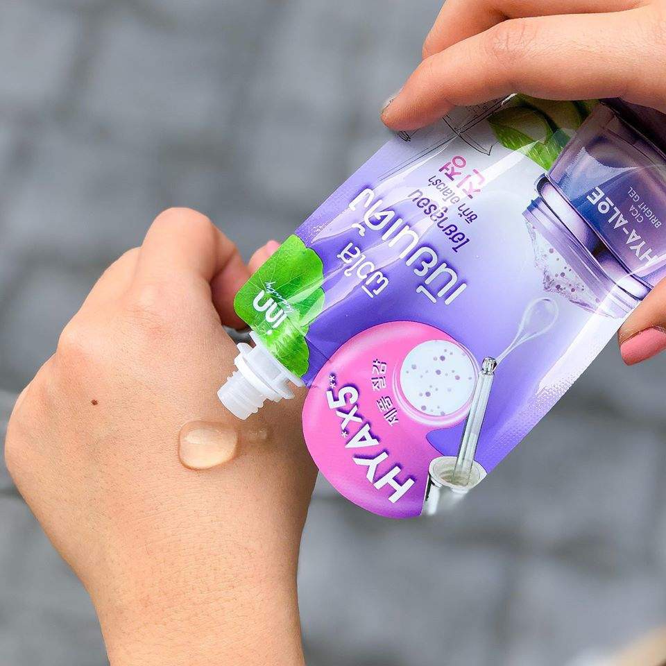 (6ซอง/กล่อง) Inn Beauty HYA-ALOE Cica Bright Gel อินน์ บิวตี้ ไฮยา-อโล ซิกก้า ไบรท์ เจล