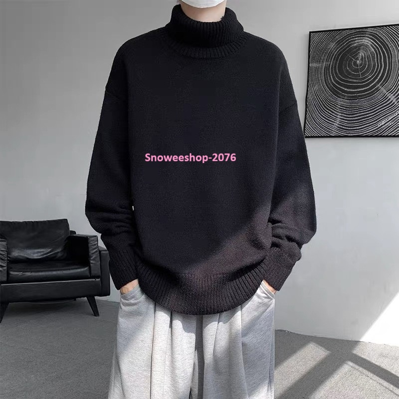 มีไซส์ใหญ่พิเศษ M–8X เสื้อสเวตเตอร์คอเต่าทรงหลวม ใส่แล้วเท่แบบโอปป้าเกาหลี ุ่มฟูทั้งตัว บุขนด้านในเพิ่มความอบอุ่น ไม่คัน ไม่อึดอัด ใส่เที่ยวต่างประเทศได้สบายสุดๆ ใส่แล้วพรางหุ่น ดูเพรียวขึ้น ไม่เทอะทะแน่นอน เลือกได้ถึง 5 สี ใส่คู่กางเกงยีนส์หรือโค้ทก็เท่ท