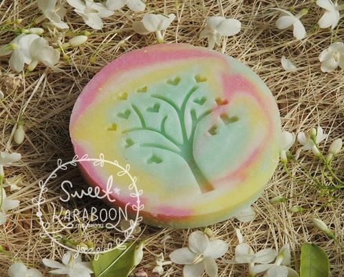 TREE OF LOVE SOAP STAMP 4 X 4.5 CM.