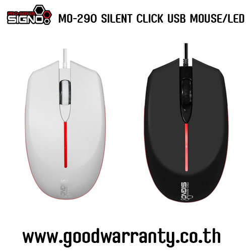 SIGNO MO290 SIGNO 1000dpi OP/USB /SILENT CLICK/ LED MO-SI-OU-290XX