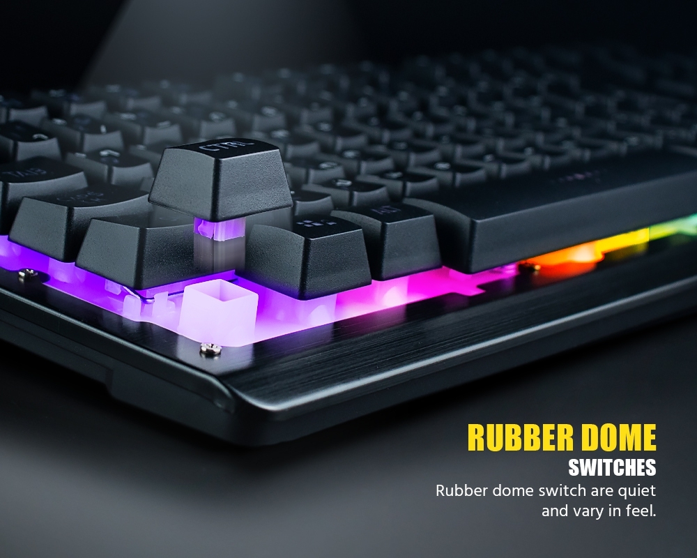 NUBWO NK031 NUBWO SAVIOR GAMING KEYBOARD RAINBOW 9LED MODES KB-UB-NW-NK31X