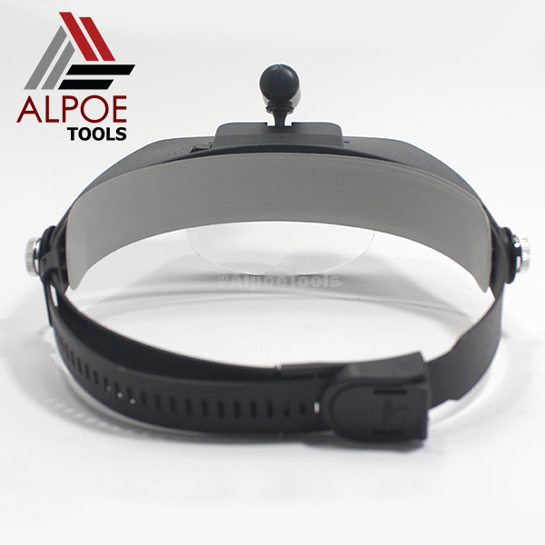 แว่นขยายแบบหมวกสวม มีไฟ เปลี่ยนเลนท์ได้ รุ่น MG81001-D