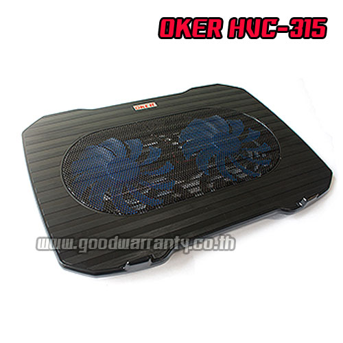 OKER HVC-315 OKER 2 Big FAN NOTEBOOK มีไฟ HVC315 FA-OK-NB-VC315