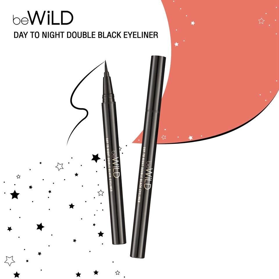 beWiLD Day to Night Double Black Eyeliner อายไลเนอร์ (No.10 BLACK)