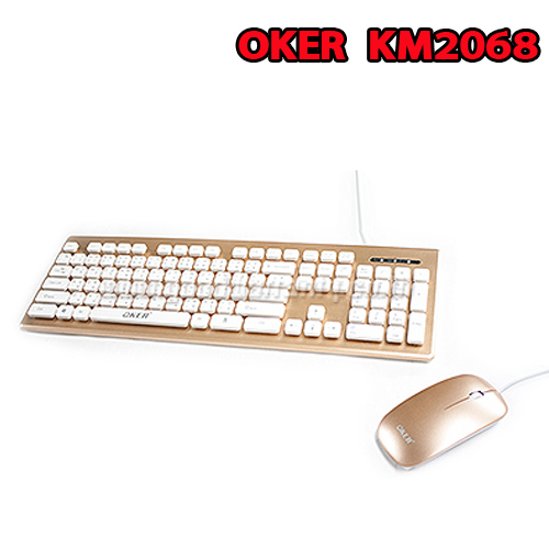 KM-2068 OKER KEYBOARD+MOUSE KB-KM-OK-2068B/G/P/S