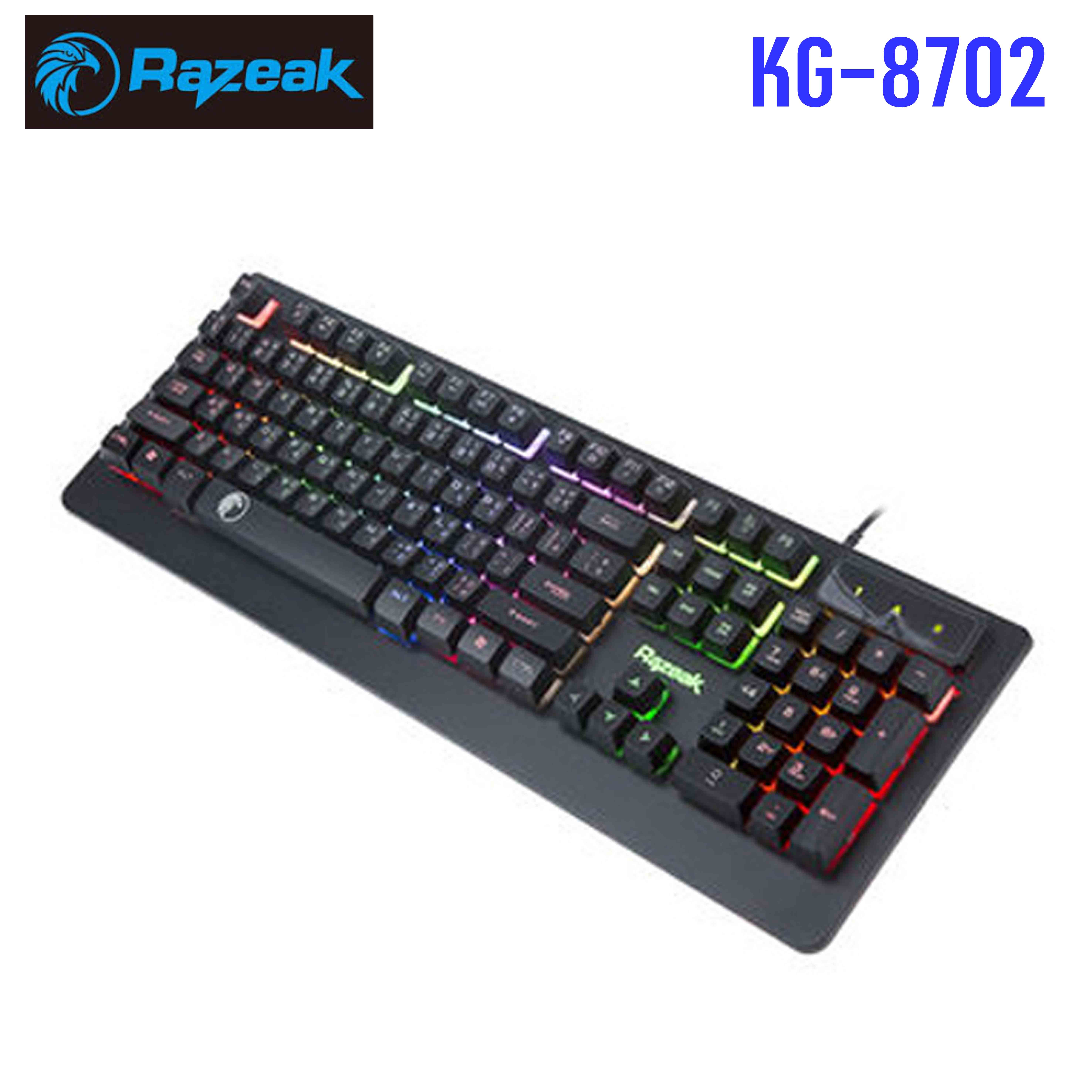 KG-8702 RAZEAK Keyboard Gaming BLACKLIGHT KG-8702 KB-UB-RZ-8702X