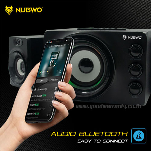 NS-34 NUBWO RHAPSODY GAMING Speaker LED LIGHING 15.5*29*22 cm SP-NW-21-NS34B