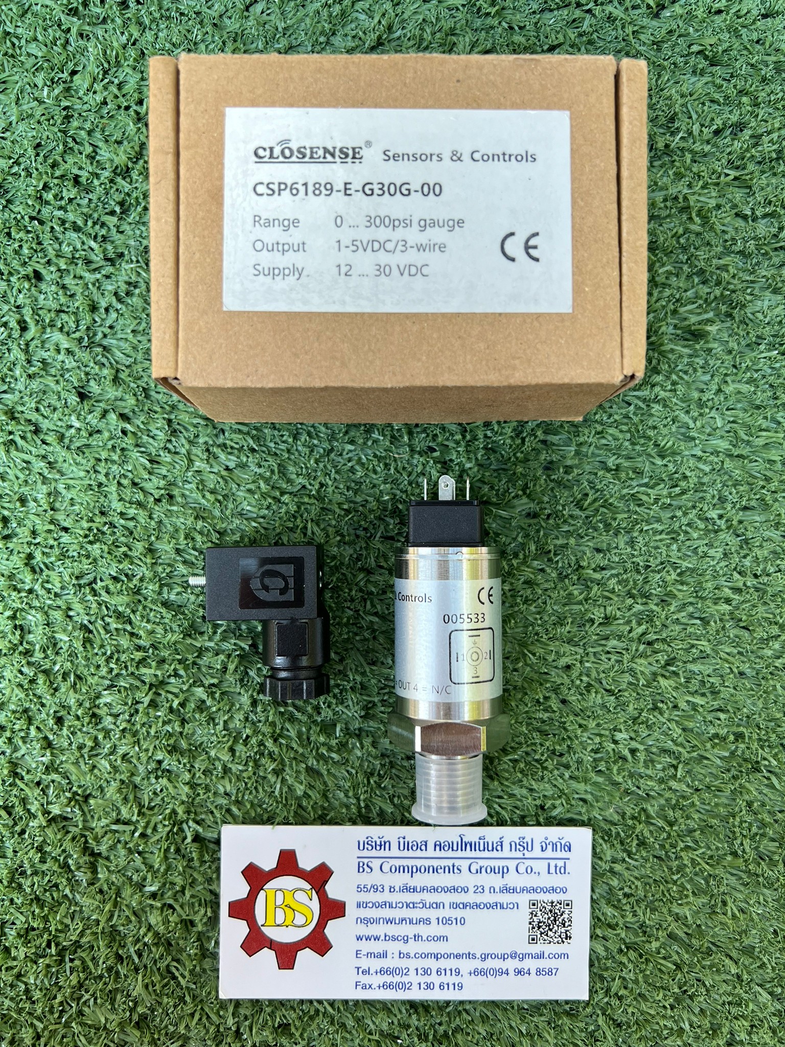 CLOSENSE : PRESSURE TRANSDUCER CSP6189-E-G30G-00