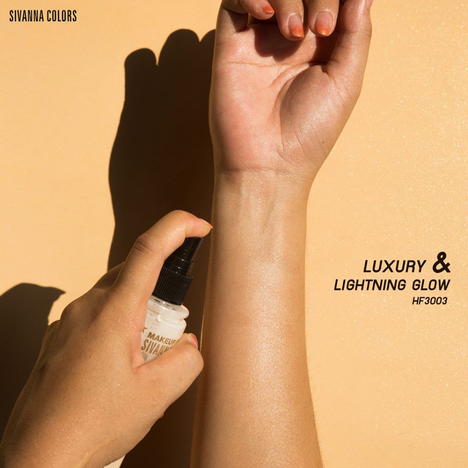 Sivanna Colors Luxury & Lighting Glow HF3003 ซีเวียน่า สเปรย์น้ำแร่หน้าเงา 100 กรัม