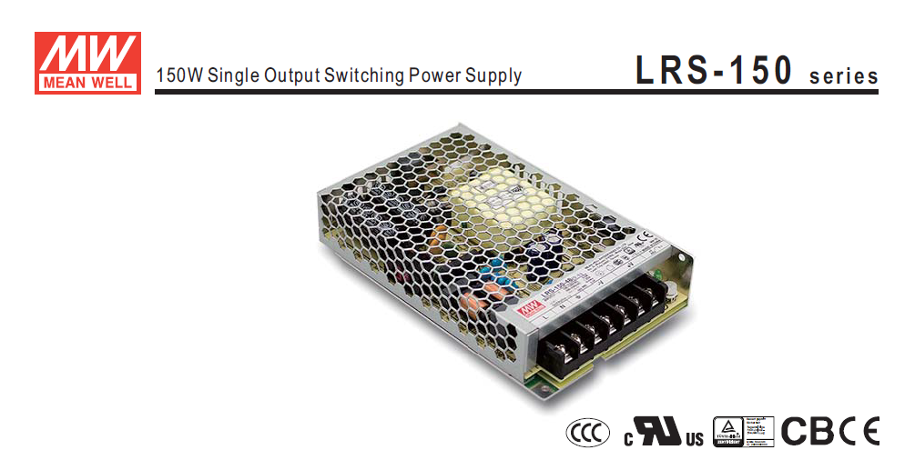 Power supply LRS220/24Vdc 156W 6.5A