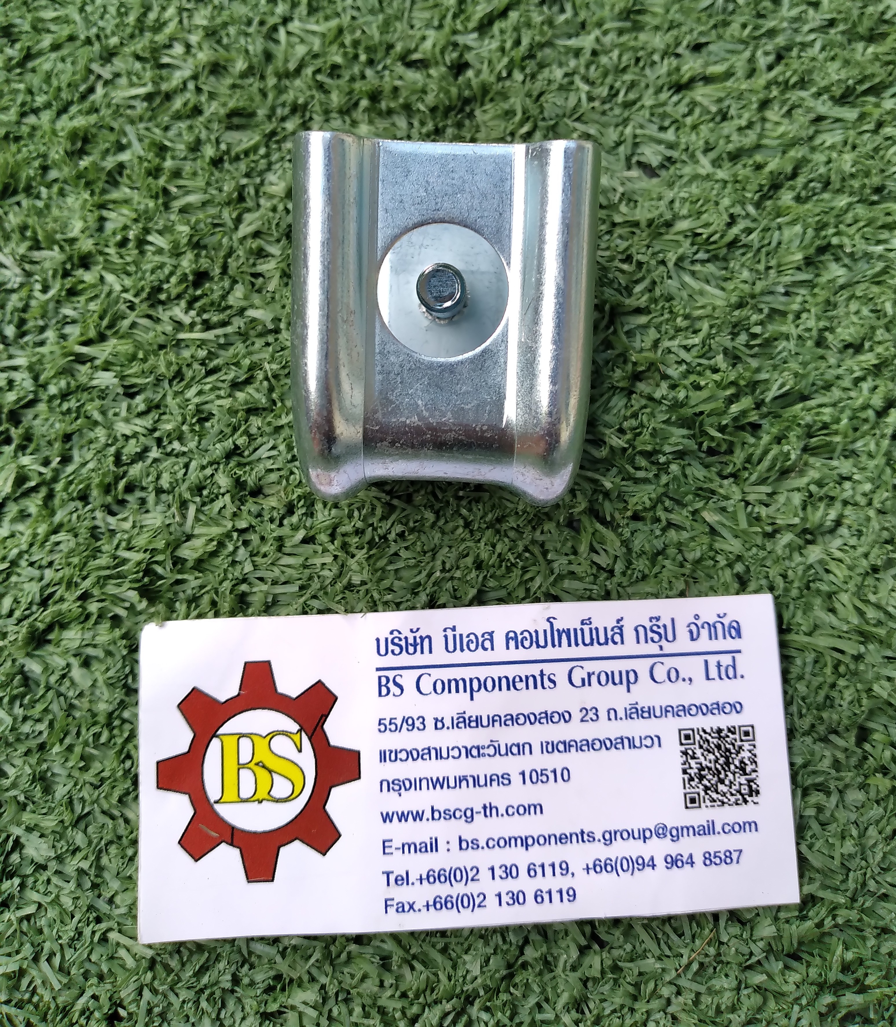 SC : แคล้มฟันจระเข้ เบอร์ 1 ชุบขาว (beam clamp) 14mm.