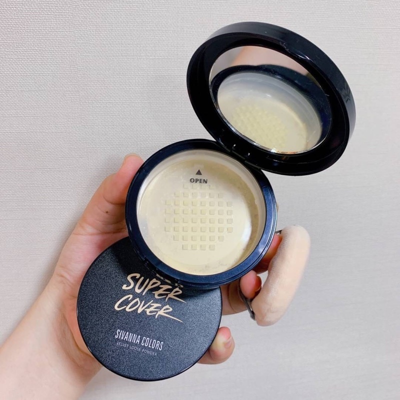 SIVANNA COLORS VELVET LOOSE POWDER HF6050 พาวเดอร์แป้งฝุ่นเนื้อเนียนละเอียด