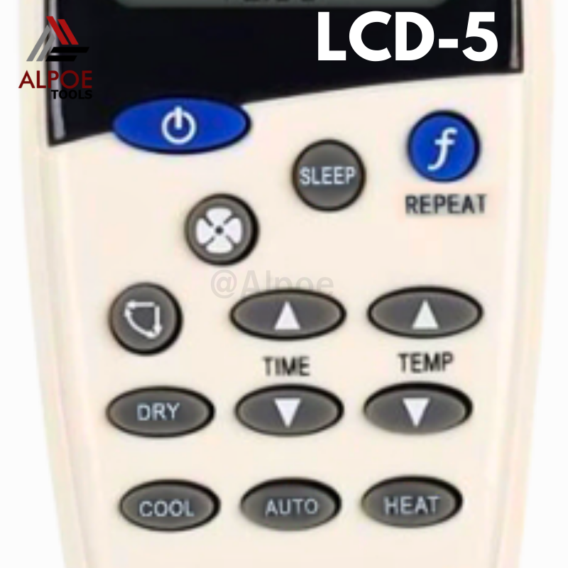 รีโมทแอร์ Saijo Denki สำหรับแอร์รหัส LCD 5,LCD 7,LCD 9,LCD 10