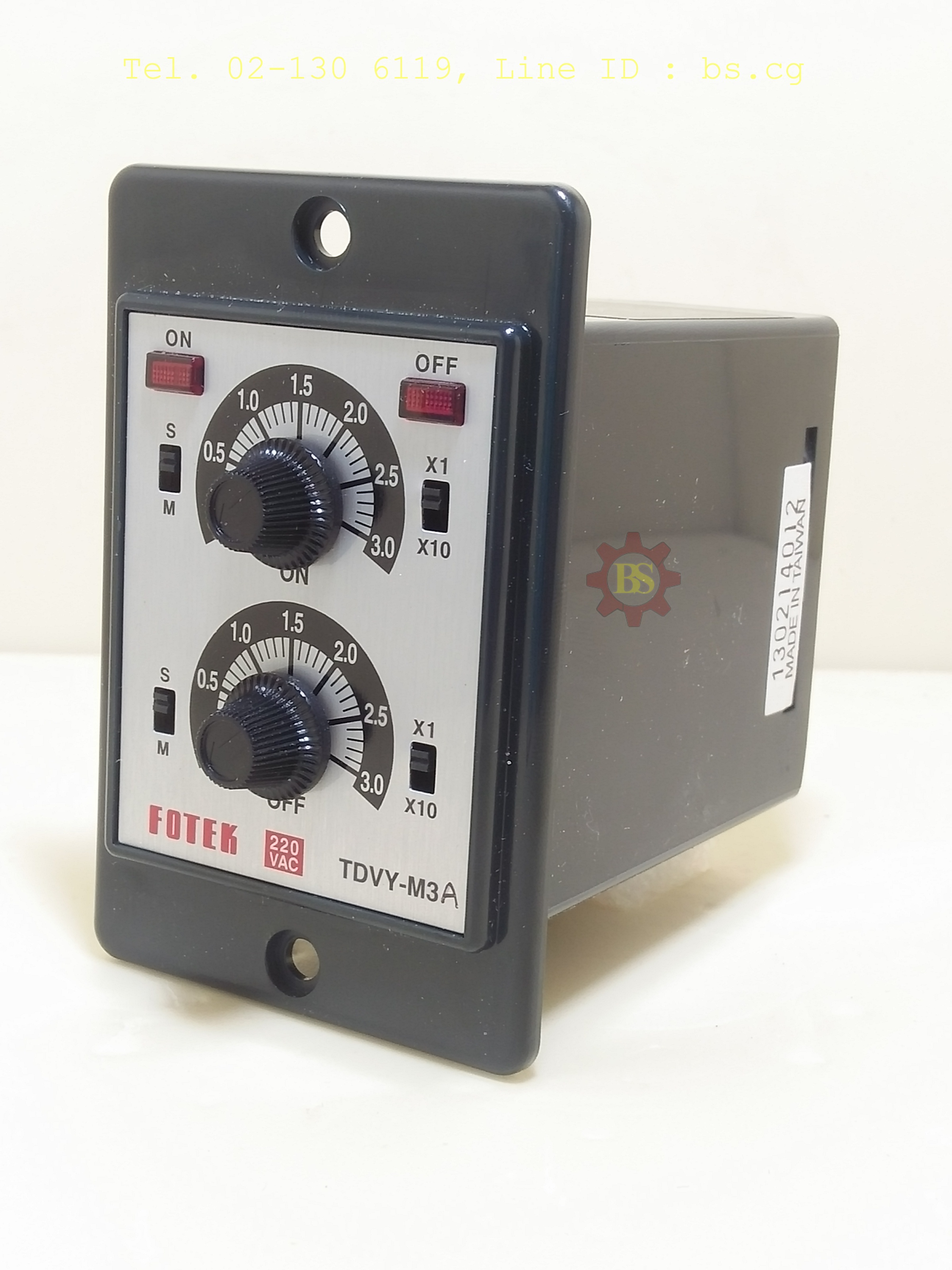FOTEK: Timer TDVY-M3-2RA-220V