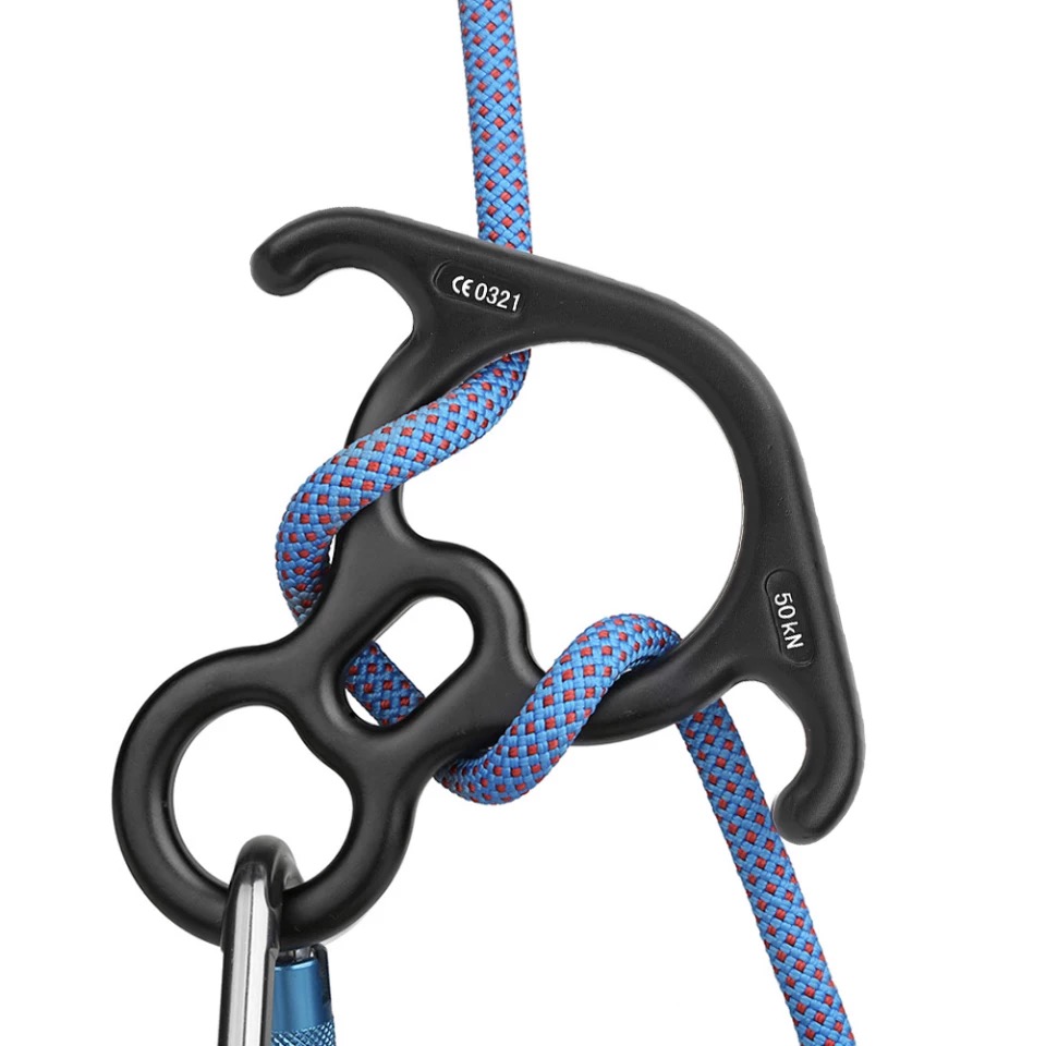 ห่วงโรยตัว ห่วงร้อยเชือกปีนเขา 8-Shaped Ring Carabiner