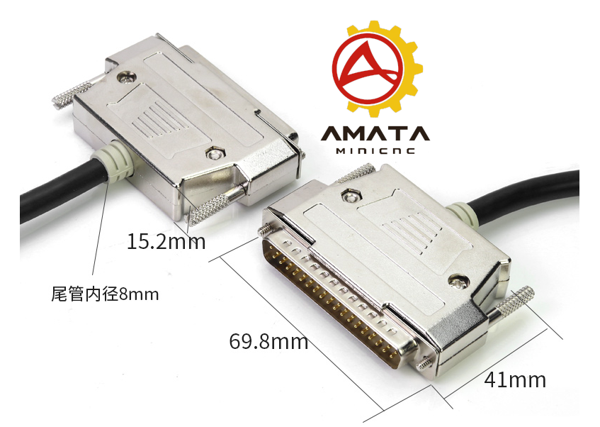 DB37 Cable DATA male to Female (ผู้-เมีย) ยาว 3 เมตร (37 pin) double-shielded