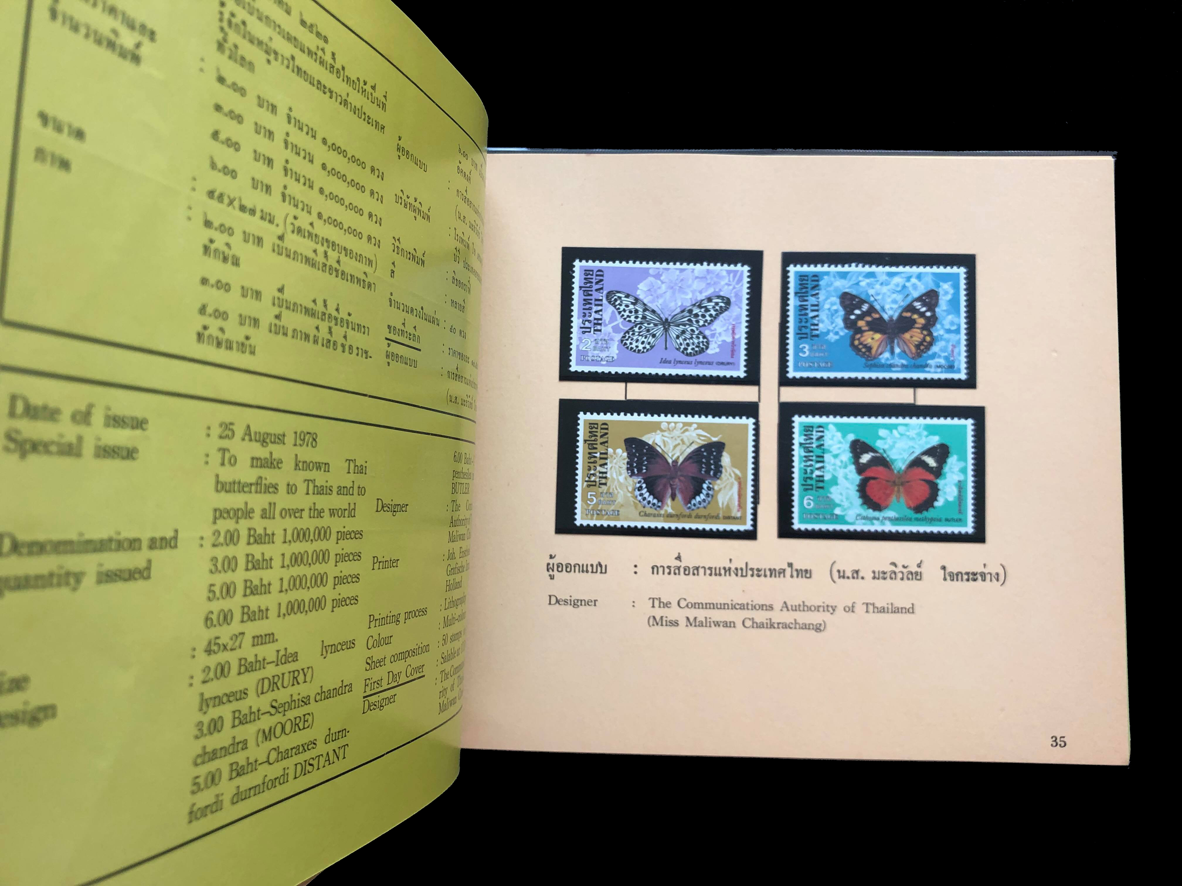 สมุดตราไปรษณียากรไทยประจำปี 2521