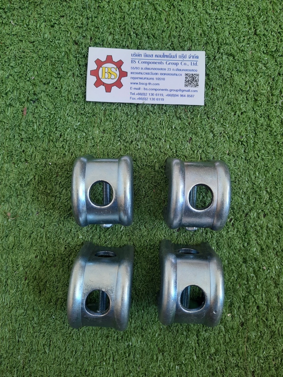 แคล้มฟันจระเข้ เบอร์ 1W ชุบขาว (beam clamp) 5-20mm.