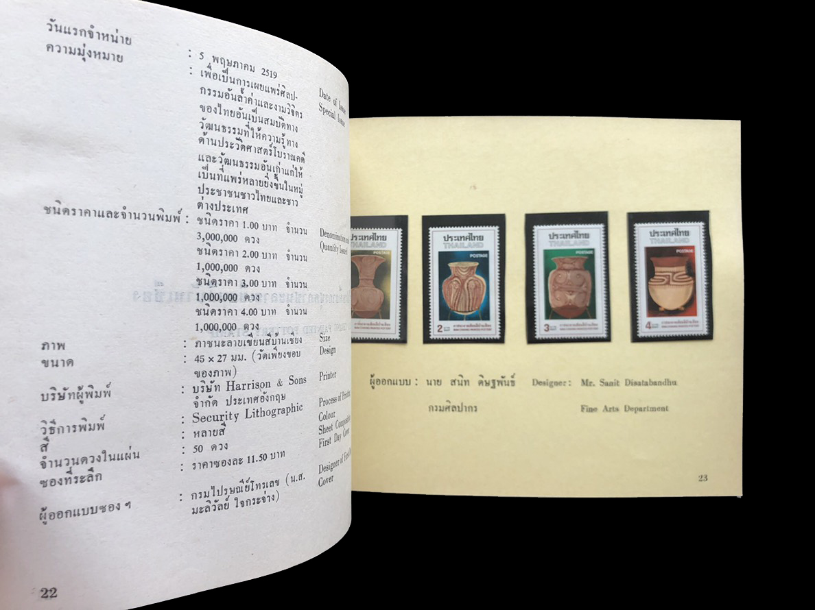 สมุดตราไปรษณียากรไทยประจำปี 2519