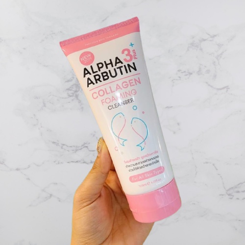 Alpha Arbutin 3+ Collagen Foaming Cleanser 120ml โฟมล้างหน้า คอลลาเจน