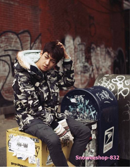 Army Coat โค้ทขนเป็ดลายทหาร บุในหน้า ฟังก์ชันครบใส่ติดลบได้ สีน้ำเงินและสีเขีย