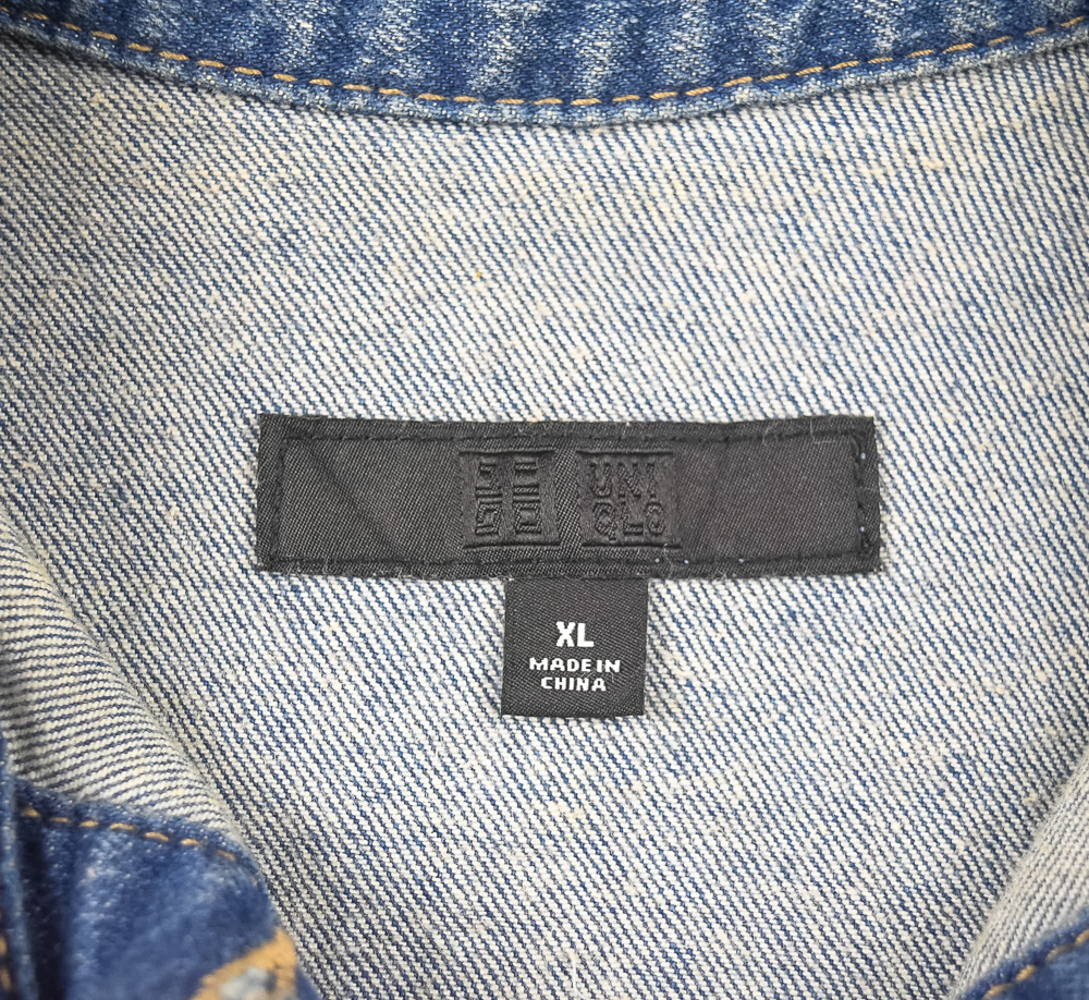 UNIQLOแท้ รอบอก 40 เสื้อแจ็คเก็ตยีนส์ ผู้หญิง ยูนิโคล่ สียีนส์ เสื้อแขนยาว เนื้อผ้าดี