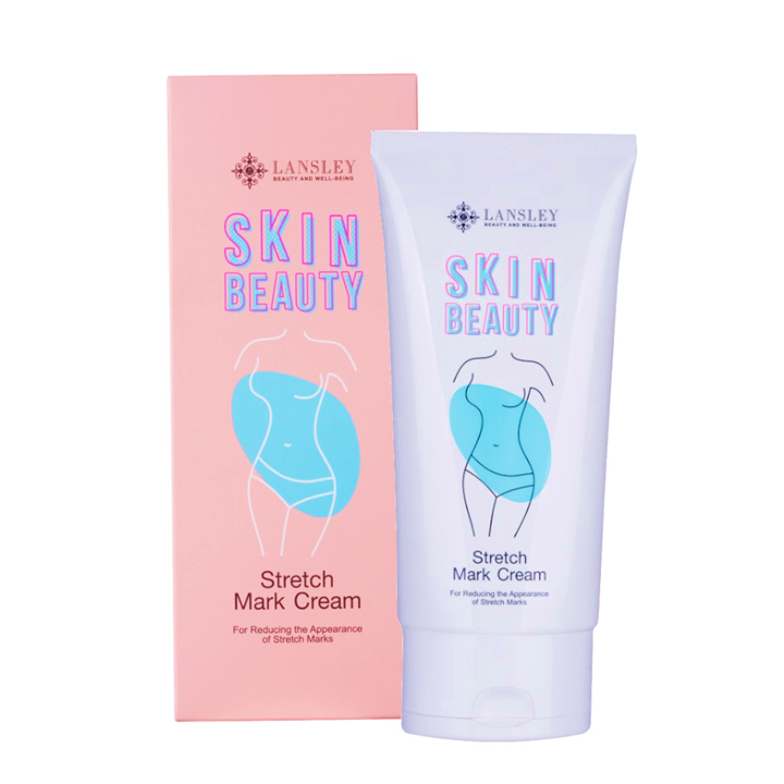 Lansley Stretch Mark Cream 150g บำรุงผิว ลดรอยแตกลาย