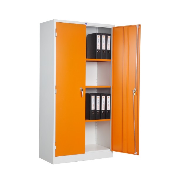 ตู้เหล็ก 2 บานเปิด CB-72 แบบสี