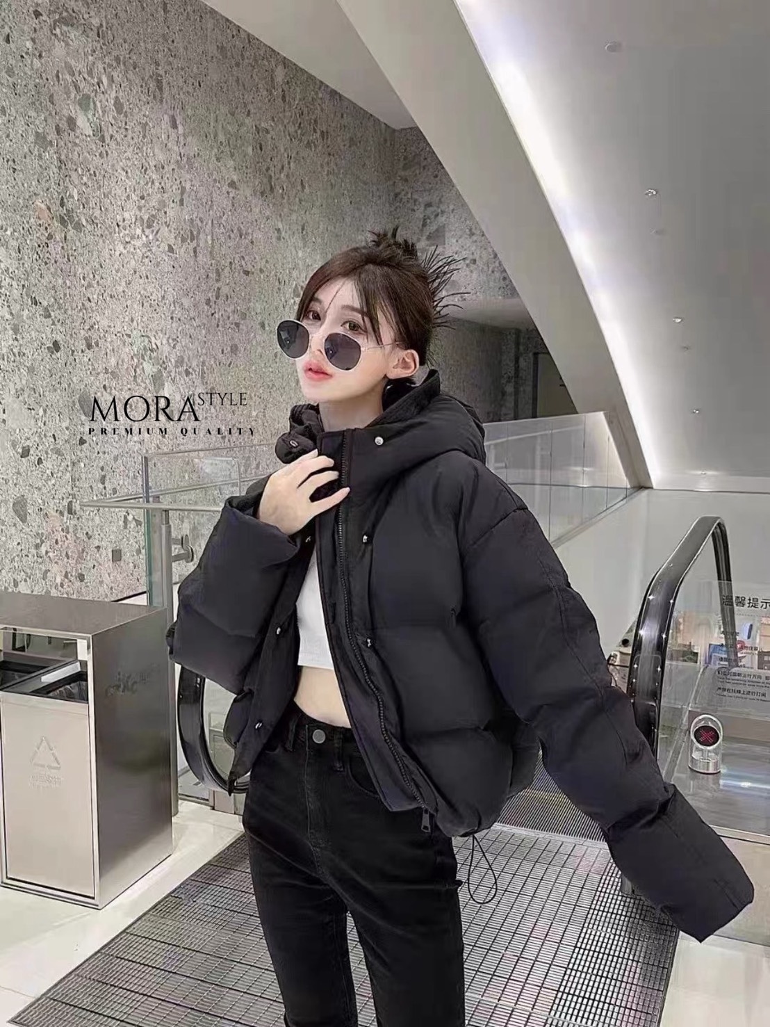 เสื้อกันหนาว ผ้าหนานุ่ม ใครมีแพลนไปต่างประเทศเป็นอีกรุ่นที่ต้องมีติดตู้ไว้เลยนะคะ น้องน่ารักมากสวยหรูดูแพงมากๆเลยค่าาา