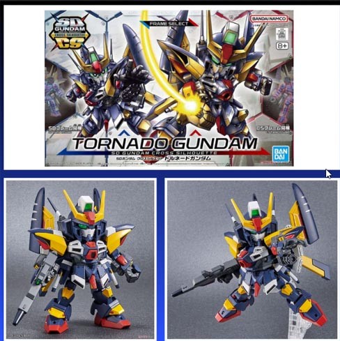 SD GUNDAM CROSS SILHOUETTE TORNADO GUNDAM