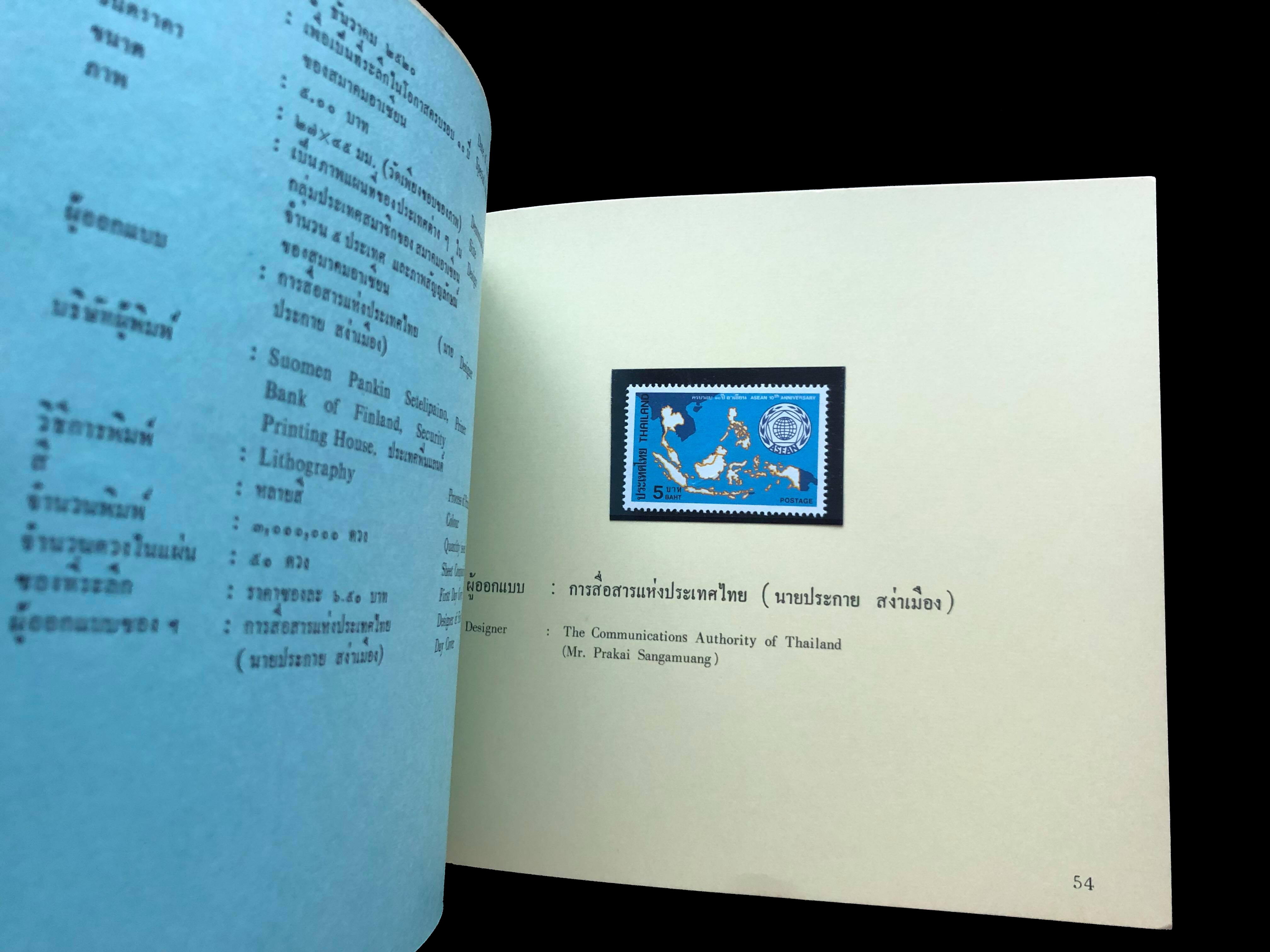 สมุดตราไปรษณียากรไทยประจำปี 2520