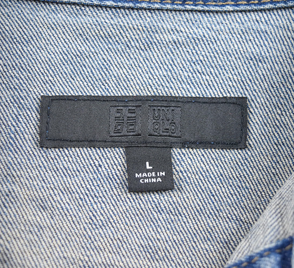 UNIQLO®แท้ อก 37 เสื้อแจ็คเก็ตยีนส์หญิง ยูนิโคล่ สียีนส์ เสื้อแขนยาว เนื้อผ้าดี