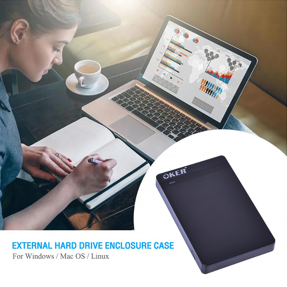 OKER ST-2568 OKER EXTERNAL HDD BOX 2.5"USB EX-25-OK-2568x