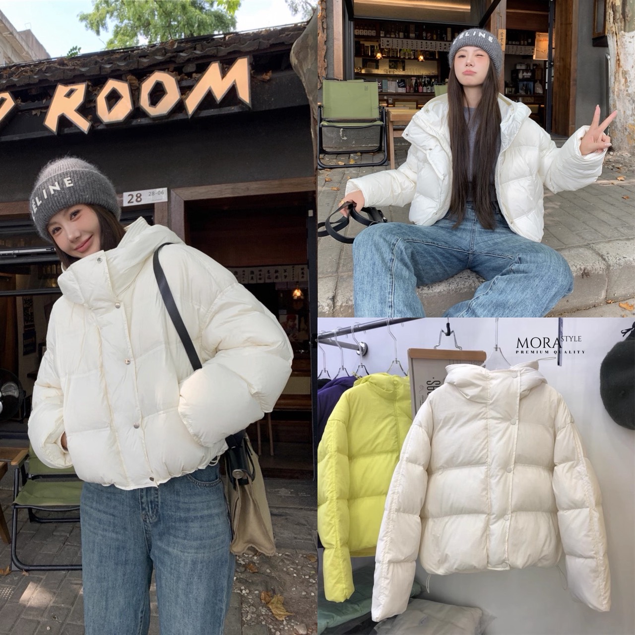 เสื้อกันหนาว ผ้าหนานุ่ม ใครมีแพลนไปต่างประเทศเป็นอีกรุ่นที่ต้องมีติดตู้ไว้เลยนะคะ น้องน่ารักมากสวยหรูดูแพงมากๆเลยค่าาา