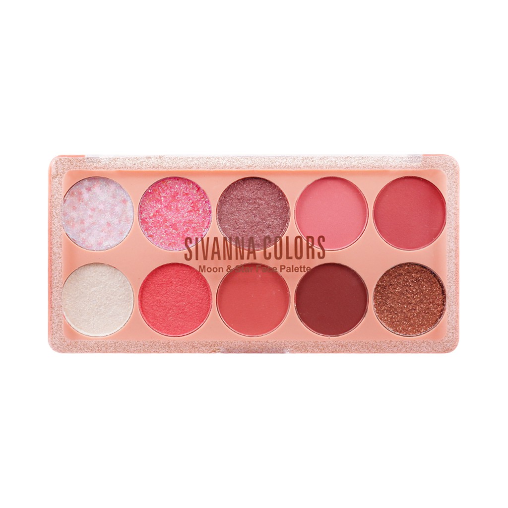 Sivanna Colors Moon & Star Face Palette HF6043 ซีเวียน่า อายแชโดว์ พาเลทท์