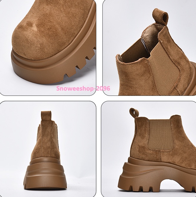 เที่ยวต่างประเทศให้ลุคปังตั้งแต่ก้าวแรก รองเท้าบูทมาร์ตินทรงสวย ใส่แล้วดูขายาวเพรียว แมตช์ง่ายทุกลุค กันน้ำ เดินสบาย เพิ่มความสูงแบบเนียน ๆ เที่ยวได้ทั้งวันไม่ปวดเท้า มี 4 สี | ไซส์ 35-40