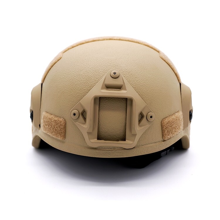 หมวกกันกระสุน สะเก็ดระเบิด ระดับ 3A NIJ IIIA Ballistic Helmet สีแทน เต็มใบ