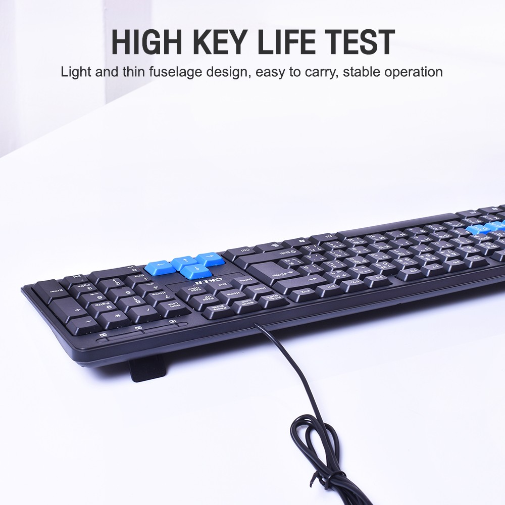 KB-418 OKER Slim KEYBOARD USB 104KEY KB-UB-OK-418XX