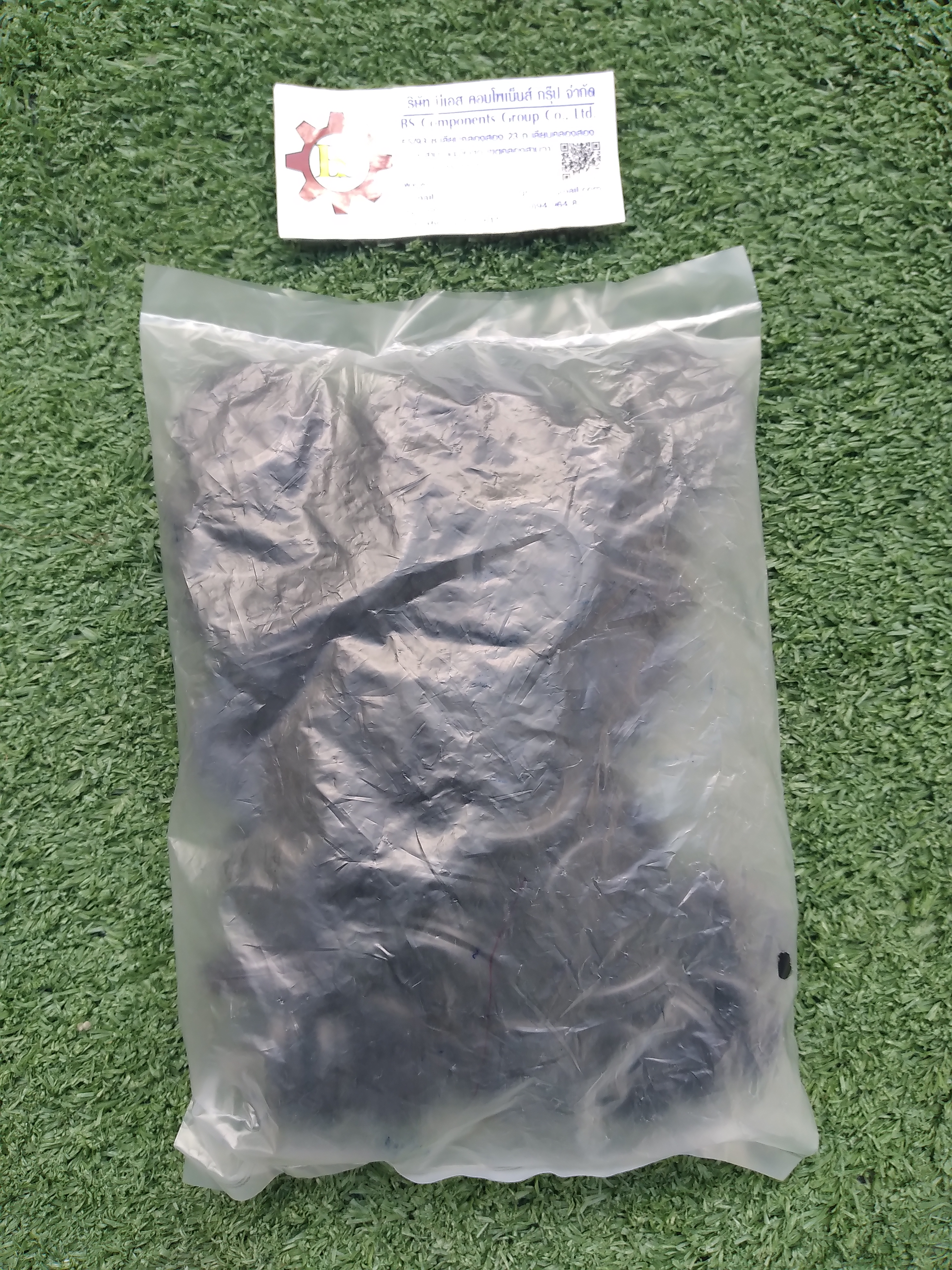 SHINOHAWA : ยางกันบาด (กากบาท) 27มม. สีดำ 100ชิ้น/ถุง