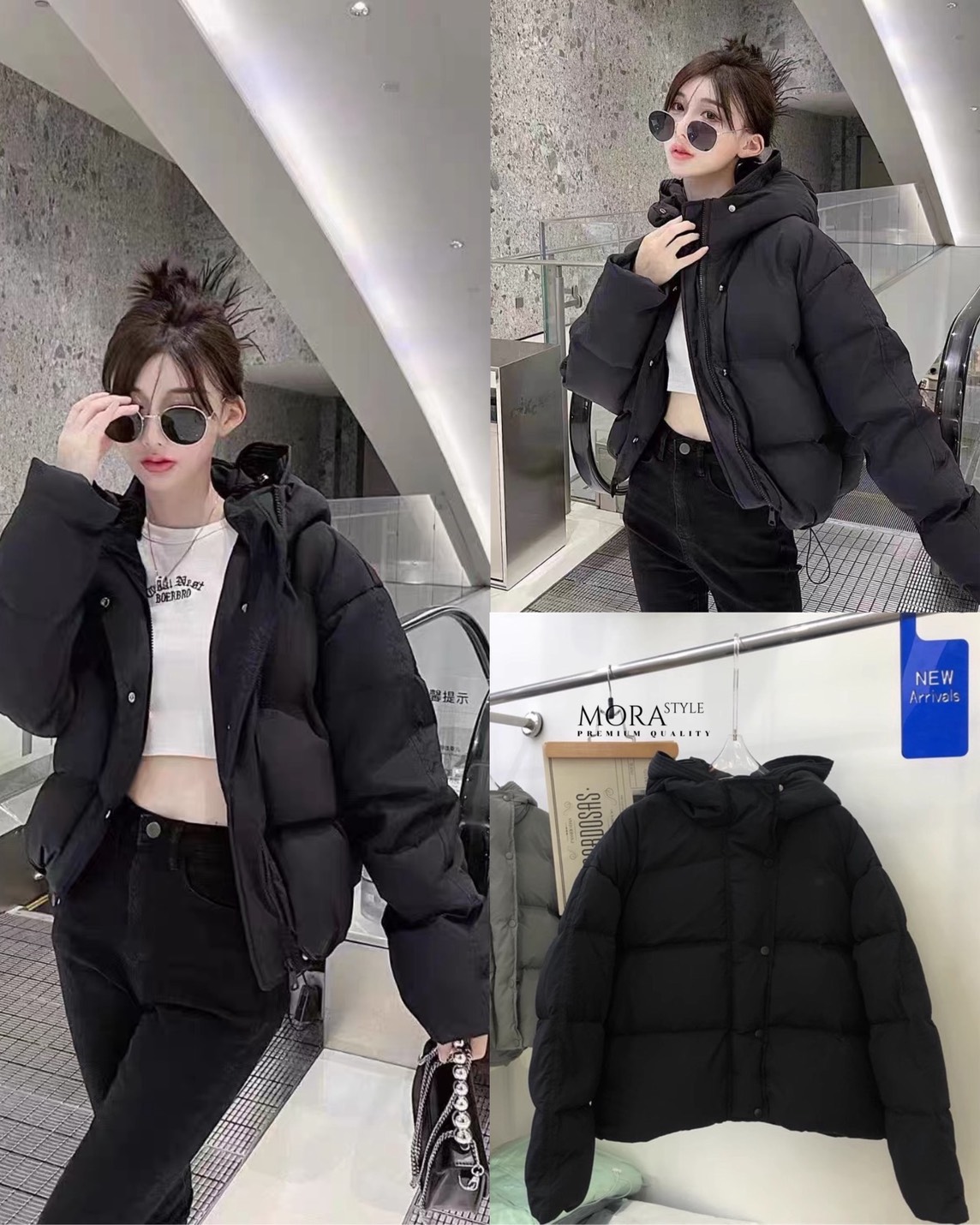 เสื้อกันหนาว ผ้าหนานุ่ม ใครมีแพลนไปต่างประเทศเป็นอีกรุ่นที่ต้องมีติดตู้ไว้เลยนะคะ น้องน่ารักมากสวยหรูดูแพงมากๆเลยค่าาา