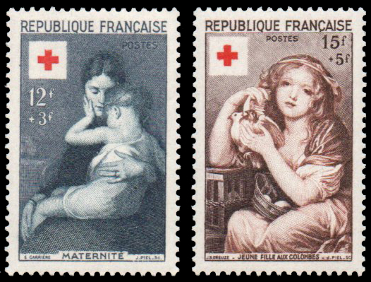 1954 Charity Stamps CV$12