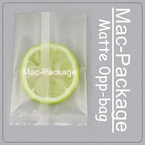 ซองใส่สบู่เนื้อ Matte เย็บกลาง #1 ขนาด 5.5 x 8.5 cm